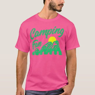 Camping Fan Camp Mountain Adventure Wandelen Outdo T-shirt