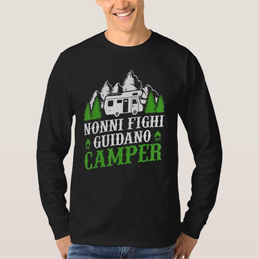 Camping Fanny Grandparent Driving Camping T-shirt (Voorkant)