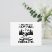 Camping Feestdagen | Cadeaus Natuur Camper Campsit Briefkaart (Staand voorkant)