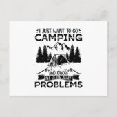 Camping Feestdagen | Cadeaus Natuur Camper Campsit Briefkaart (Voorkant)