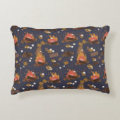 Camping Fire Outdoor Adventure & Marshmallows Accent Kussen (Voorkant)