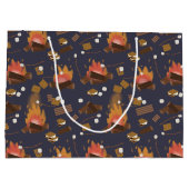 Camping Fire Outdoor Adventure & Marshmallows Groot Cadeauzakje (Achterkant)