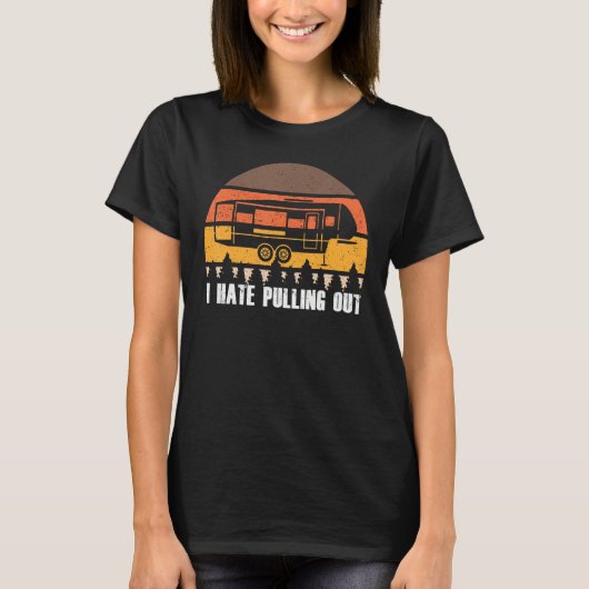 Camping For Men Women Kids Camping Trailer Camper  T-shirt (Voorkant)
