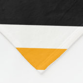 CAMPING Forest Groen Geel Zwart Racing Stripes Fleece Deken (Hoek)