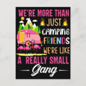 Camping Friends Are Like A Small Gang Briefkaart (Voorkant)