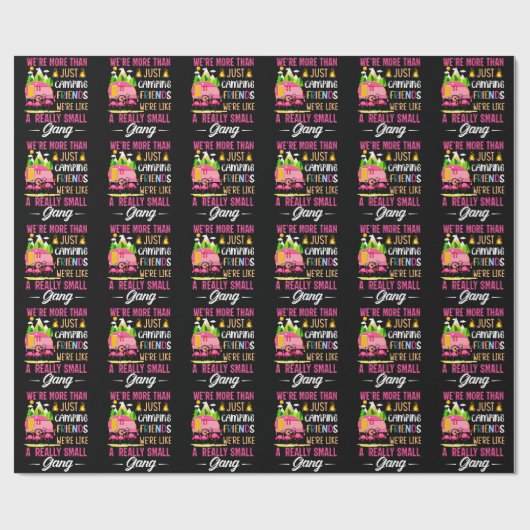 Camping Friends Are Like A Small Gang Cadeaupapier (Vlak)