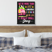 Camping Friends Are Like A Small Gang Canvas Afdruk (Insitu (Slaapkamer))