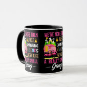 Camping Friends Are Like A Small Gang Mok (Voorkant links)