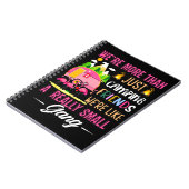 Camping Friends Are Like A Small Gang Notitieboek (Linkerzijde)