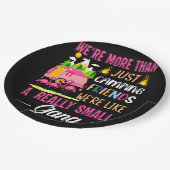 Camping Friends Are Like A Small Gang Papieren Bordje (Gekanteld)