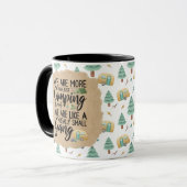 Camping Friends Small Gang Coffee Mok (Voorkant links)
