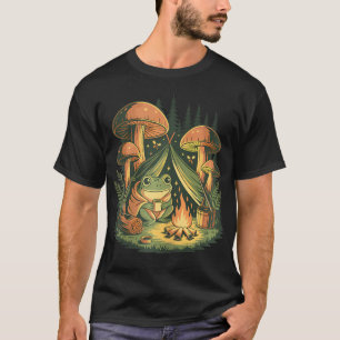 Camping Frog Kampvuur Wildernis Buiten T-shirt