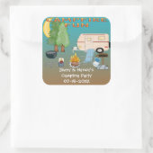Camping Fun Favor Stickers (Tas)