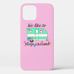 Camping Fun / "We slapen graag rond!" Case-Mate iPhone Case