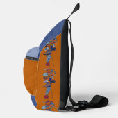 Camping Gear Print Cut Sew Bag Sling Bag (Rechts)