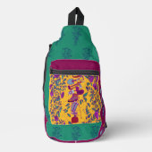 Camping Gear Print Cut Sew Bag Sling Bag (Voorkant)