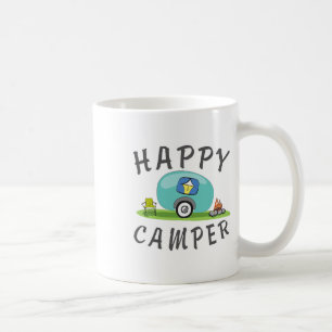Camping - Gelukkig Camping Aanhangwagen Camper T-s Koffiemok