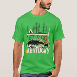 Camping Gevist in de Kentucky Natuur Kentucky Fish T-shirt
