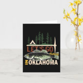 Camping Gevist in Oklahoma - Natuur Oklahoma Fish Kaart (Gele Bloem)