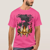 Camping Ghost Campfire Halloween Kostuum T-shirt (Voorkant)