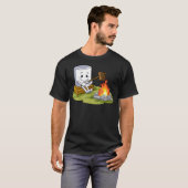 Camping Gift S'Mores Marshmallow Camp Fire T-shirt (Voorkant volledig)