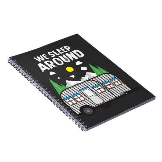 Camping Gift - We slapen rond Camper Notitieboek (Rechterzijde)