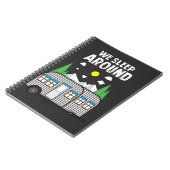 Camping Gift - We slapen rond Camper Notitieboek (Linkerzijde)