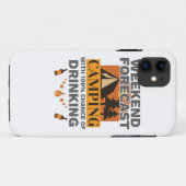 Camping Gift Weekend Camping 100% Kans of Drinki Case-Mate iPhone Case (Achterkant (horizontaal))