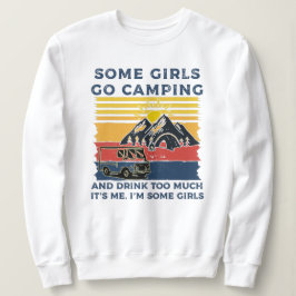 Camping Girl Funny Gifts Trui