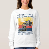 Camping Girl Funny Gifts Trui (Voorkant)
