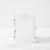 Camping Girl met lantaarns en touwtjes Matglas Koffiemok (Center)