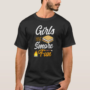 Camping Girls hebben meer kampvuur Marshmallow T-shirt
