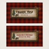 Camping, glamping, Natuur bruiloft voor Kaart (Voorkant /achterkant)