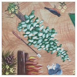 Camping Glamping & Smores Stof