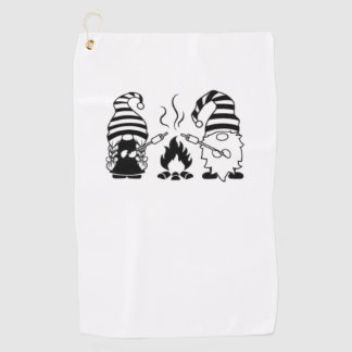 Camping Gnomen Golfhanddoek