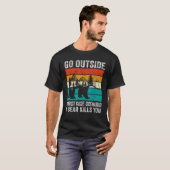 Camping Go Outside Worst Case Scenario A Bear Kill T-shirt (Voorkant volledig)