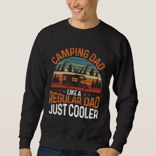 Camping  Grandpa A Regular Grandpa Just Cooler Cam Trui (Voorkant)