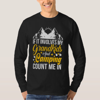 Camping Grandpa Adventures impliceert kleinkindere T-shirt