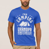 Camping Grandpa T-shirt (Voorkant)