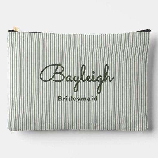 Camping Groene Confetti Bloem Bruidsmeisje Etui (Voorkant)