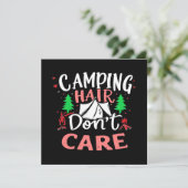 Camping Haar Doet Er Niet Toe Grappig (Staand voorkant)