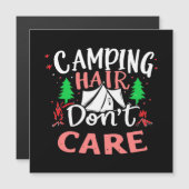 Camping Haar Niet Geïnteresseerd Grappig (Voorkant / Achterkant)
