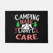 Camping Haar Niet Uitmaakt Grappig Deurmat (Voorkant)