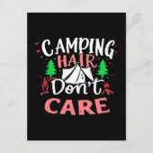 Camping Haar Niet Uitmaakt Grappig Informatiekaartje (Voorkant)
