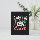 Camping Haar Niet Uitmaakt Grappig Informatiekaartje (Staand voorkant)