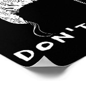 Camping Hair Don't Care - Fun Camp Poster (Hoek)