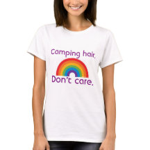 Camping Hair geeft geen 80 Retro-regenboog