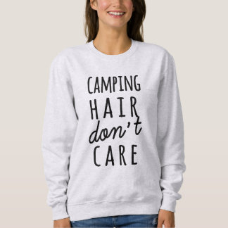 Camping Hair geen Shirt geven
