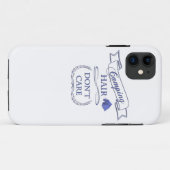 Camping Hair kan niet schelen Case-Mate iPhone Case (Achterkant (horizontaal))
