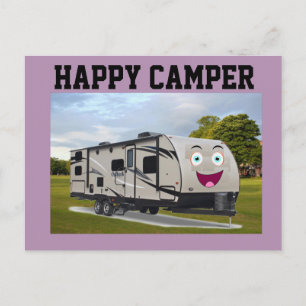 Camping Happy Retirement in de RV door Funnycoomb Briefkaart